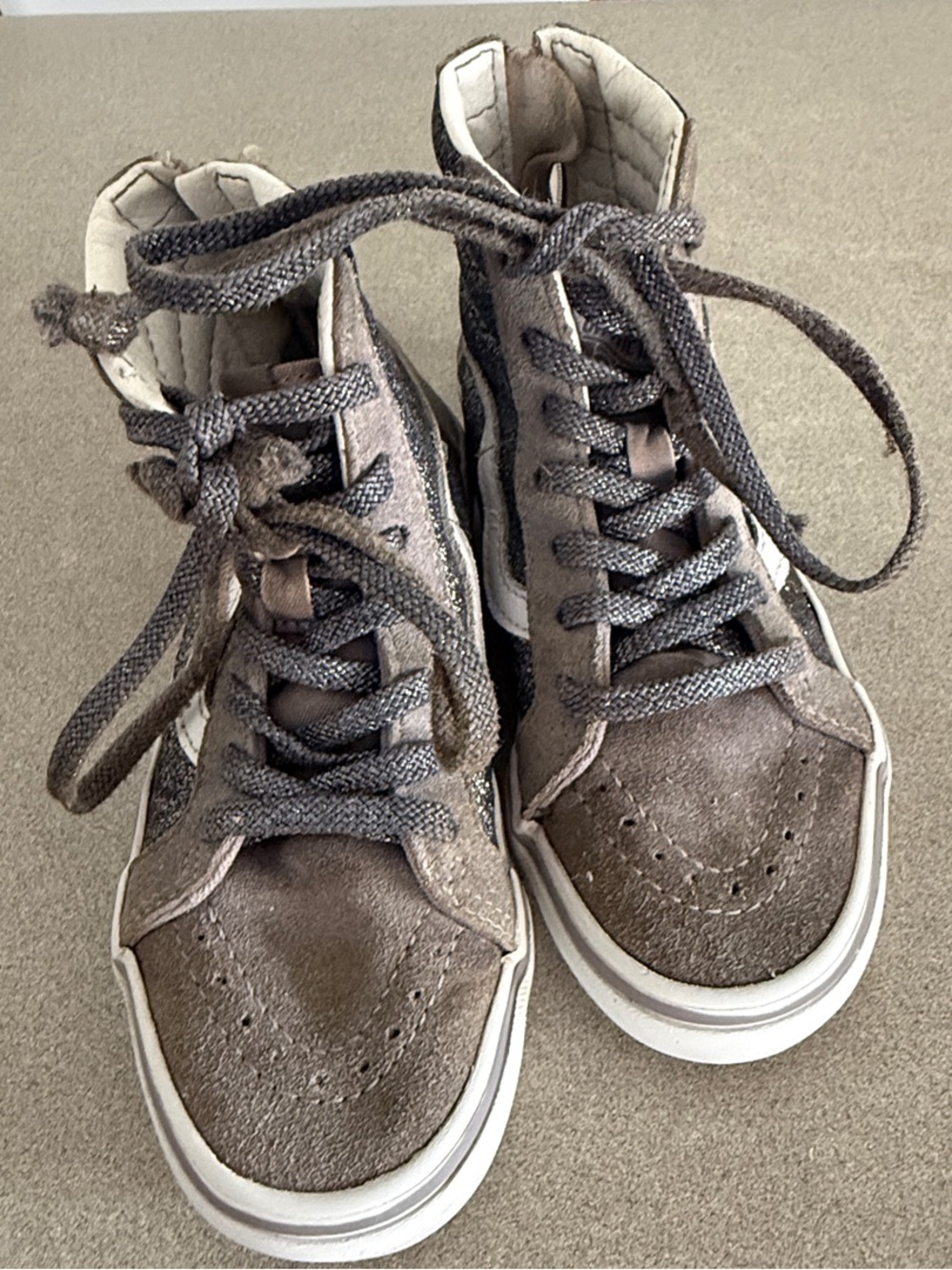 Vans Kids Brown High-Top Sneakers